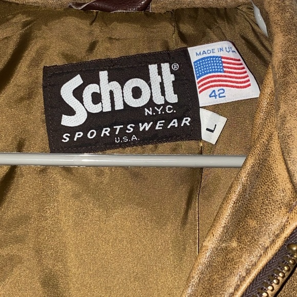 Schott  NYC Model 275 raiders jacket Size 42 Fab! - Picture 2 of 9